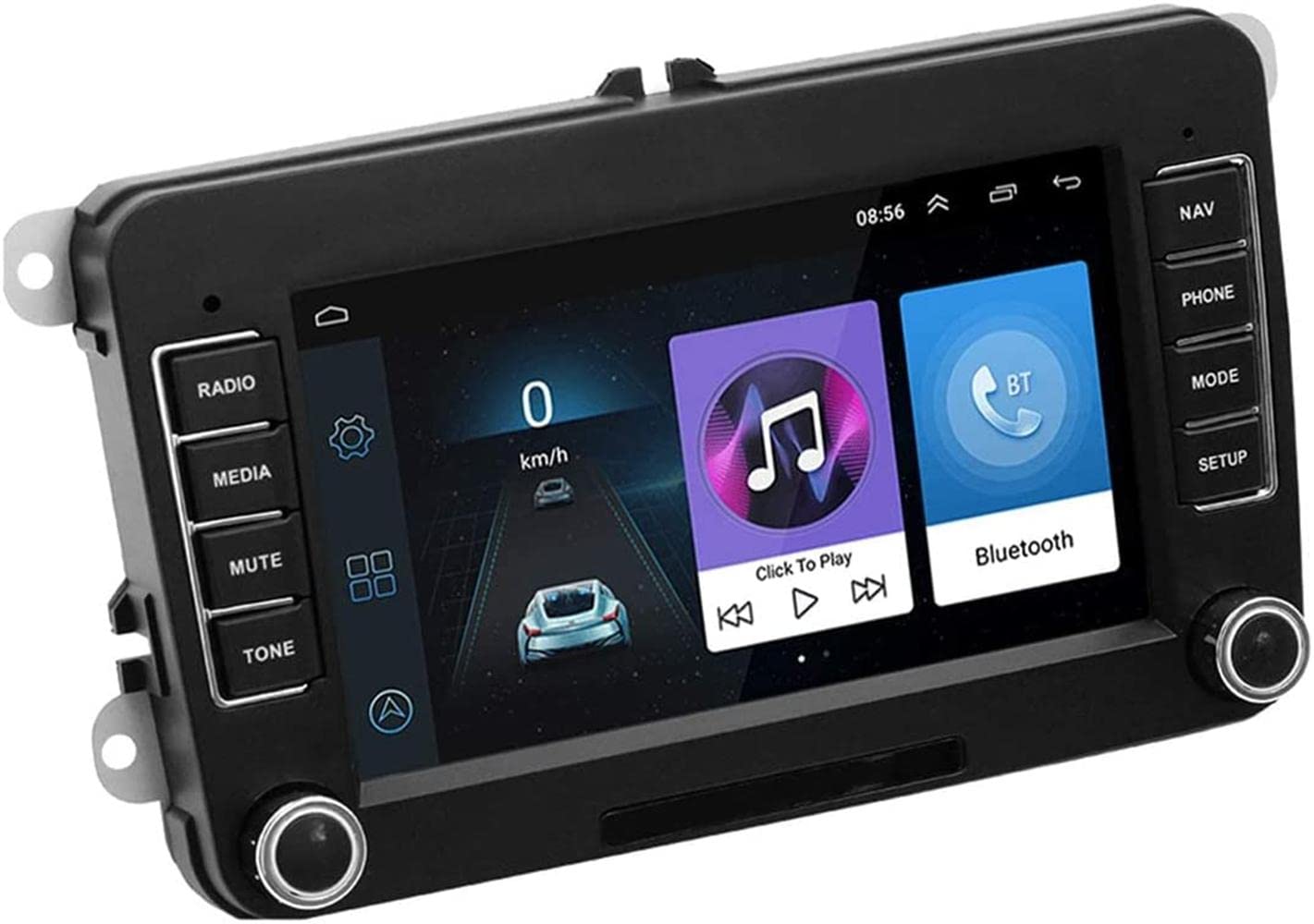 Reproductor Multimedia de Radio estéreo para Coche con navegación GPS Android 2 DIN para Bora Golf In/V Polo Volkswagen Passat Bsh Bsh Touran