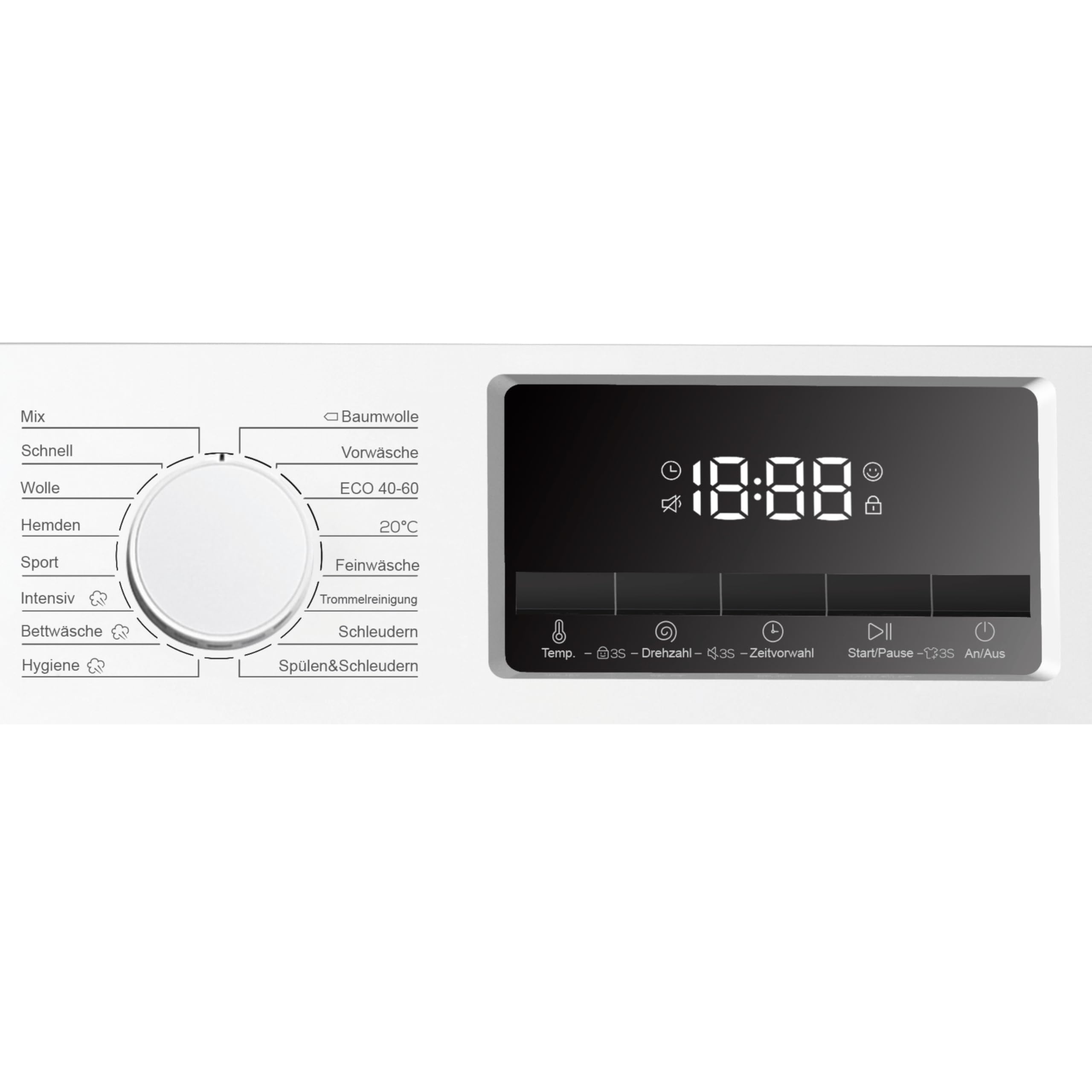 PKM Waschvollautomat WA12-ES1416DAI | Fassungsvermögen 12 kg | 16 Programme