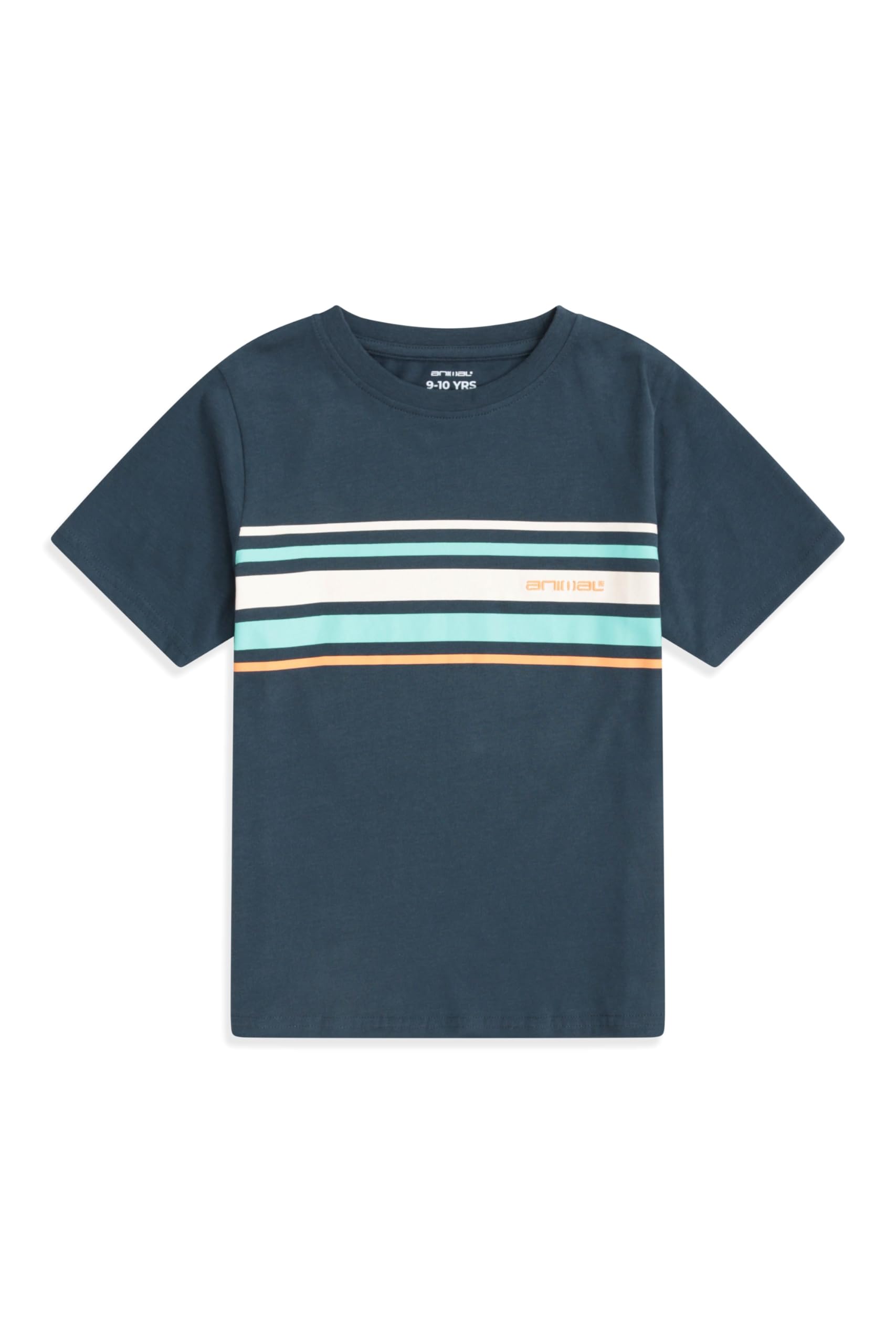 Animal Jacob Kids Graphic T-Shirt Charcoal Kids Size 9-10 Years