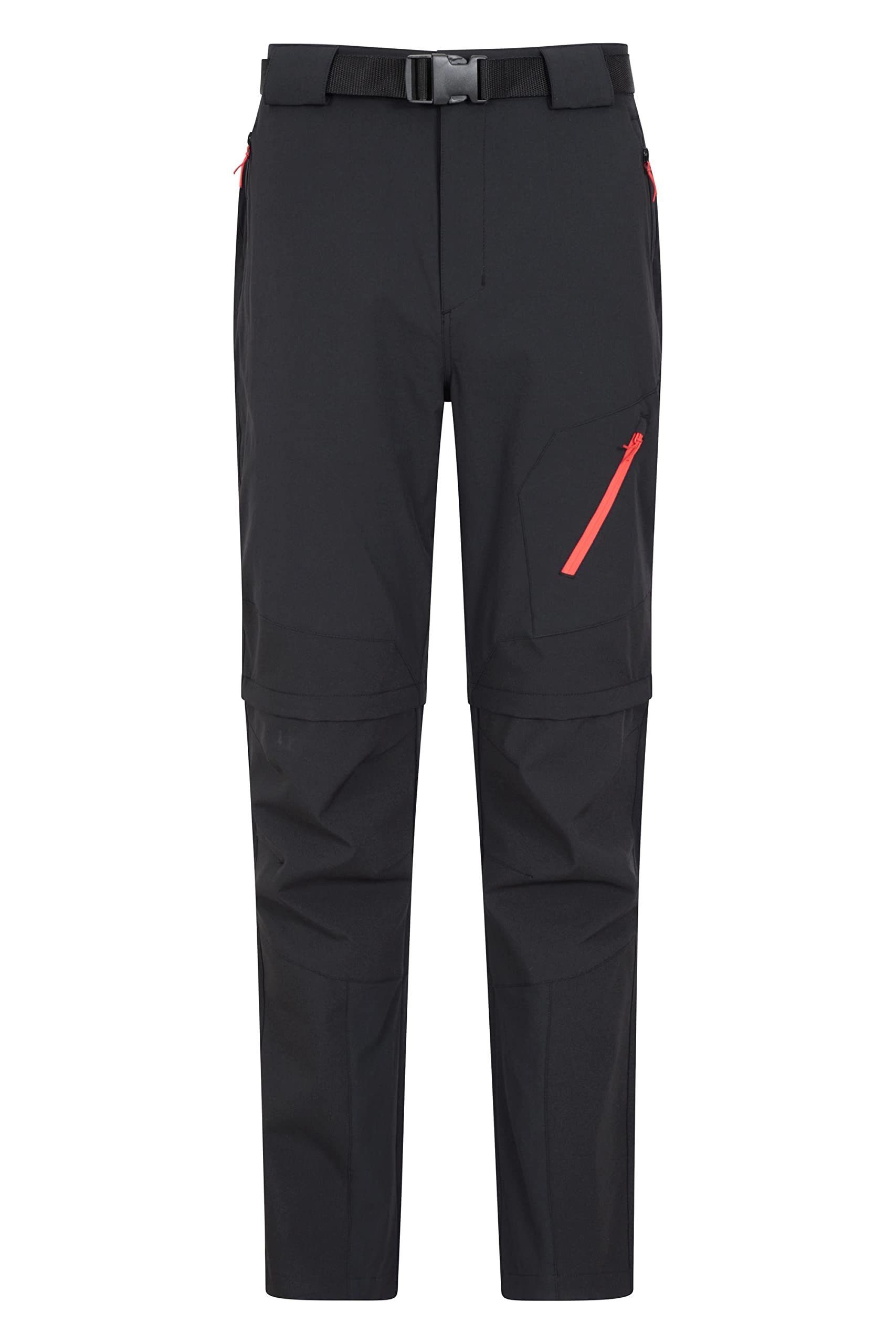 Mountain Warehouse Pantalon Convertible de Trekking Forest pour Homme - Pantalon de randonnée de Longueur régulière, résistant à l'eau - Printemps été