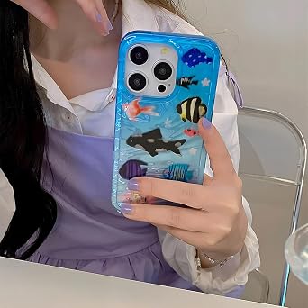 Casechics Compatible with iPhone 11 Case,Ocean,Blue