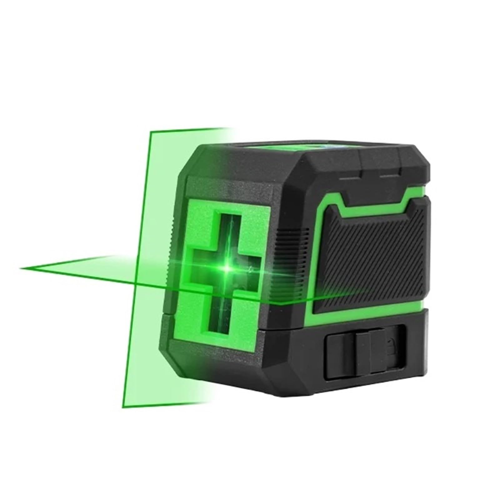 La-ser Nivel, Nivel láser de 2 líneas, autonivelante, horizontal y vertical, cruce de líneas láser verde