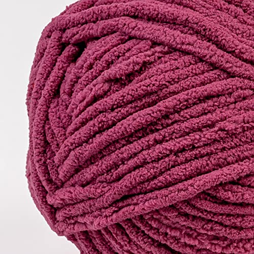 Image of Crafted By Catherine Blanket Solid Yarn - 2 Pack (213 Yards Each Skein), Mauve, Gauge 6 Super Bulky
