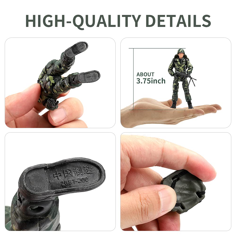 Amazon.com: ViiKONDO Juego de figuras de acción de 3.75 pulgadas