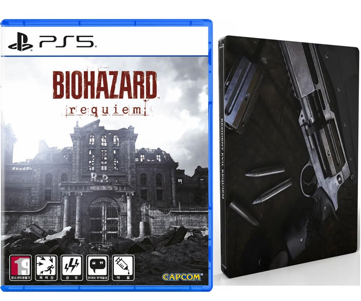 Amazon.co.jp: PS5用のバイオハザード レクイエム スチールブック