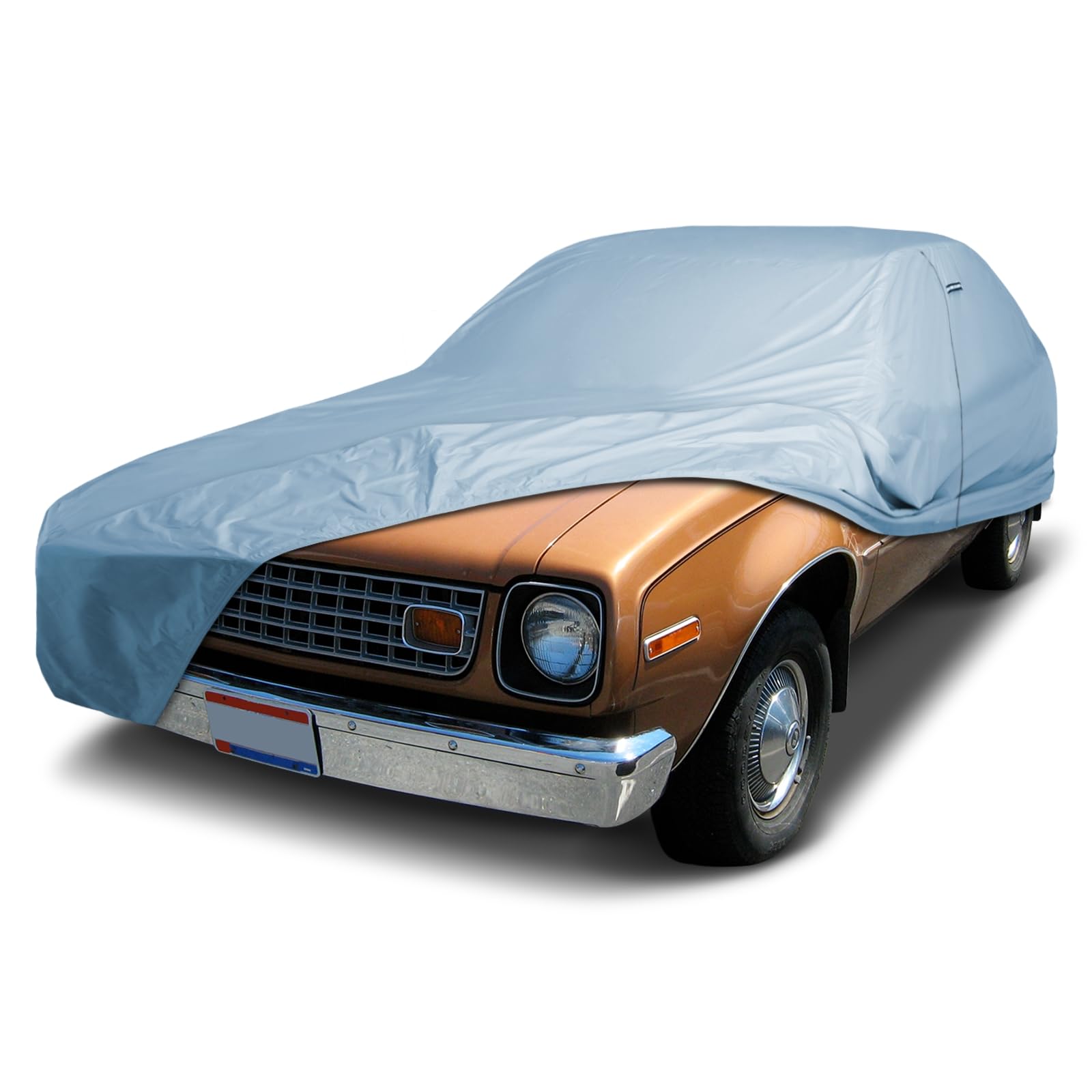 iCarCover Premium Car Cover for 1970-1978 AMC Gremlin Heavy Duty Waterproof All-Weather Automobiles Custom Fit Indoor Outdoor UV Snow Protection Covers with Straps and Bag