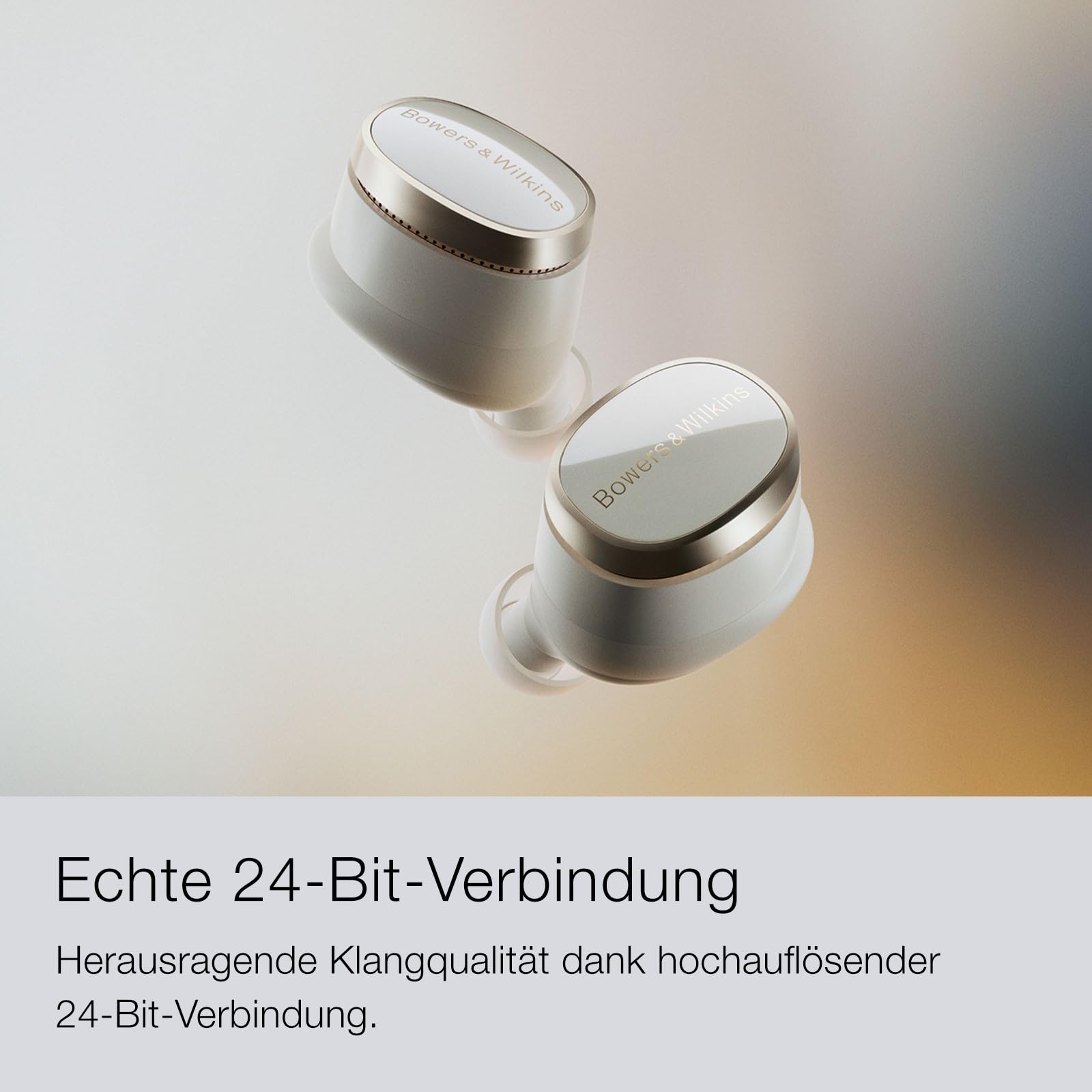 Bowers & Wilkins Pi8 kabellose True Wireless Kopfhörer mit Aktiver Geräuschunterdrückung, Bluetooth, AptX, Ladecase mit Wireless-Audioübertragung – Anthrazit Schwarz