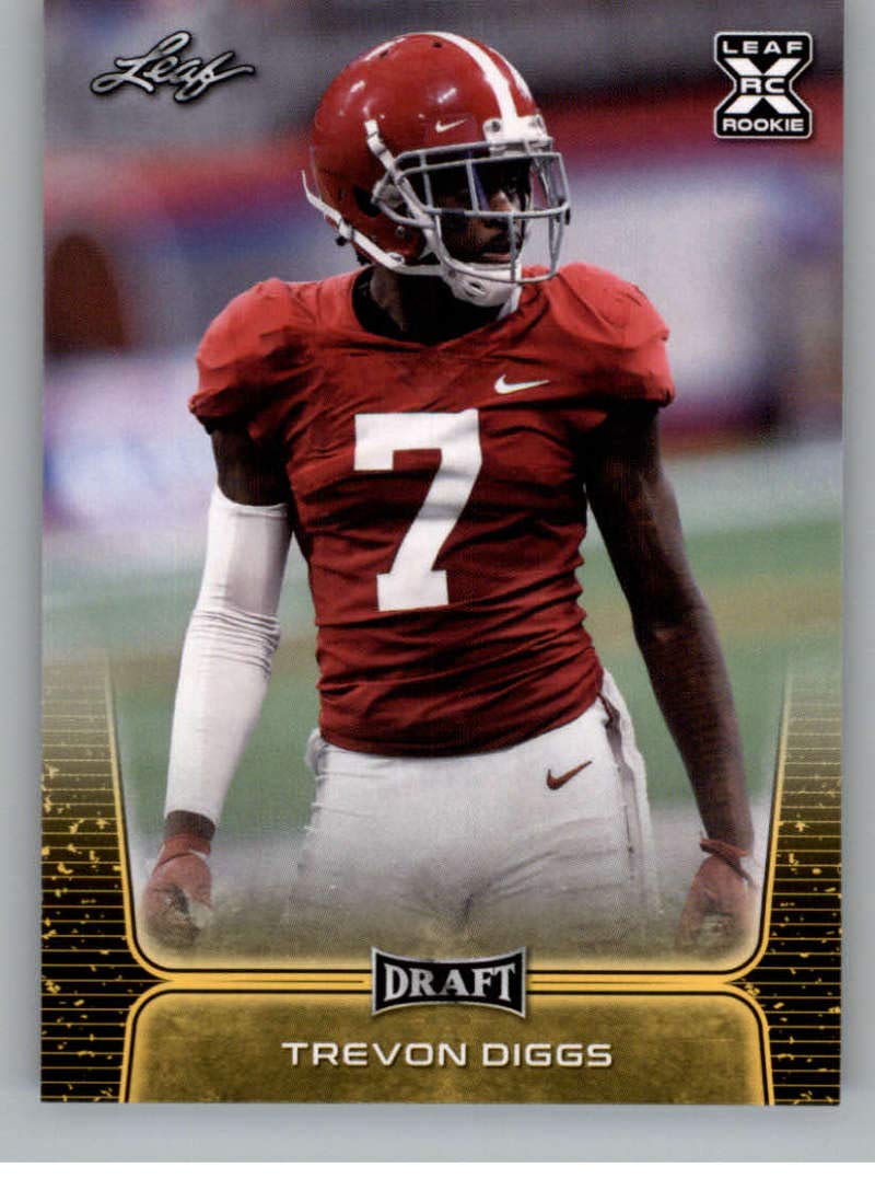 Amazon.com: 2020 Leaf Draft Gold Football #57 Trevon Diggs Pre-Rookie  Trading Card Alabama Crimson Tide : Collectibles & Fine Art