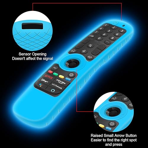 Miniatura 3 de Funda de silicona para LG MR21GA MR21GC Control remoto a prueba de golpes Funda protectora antideslizante para LG MR22GA MR22GN MR23GA MR24GN Magic