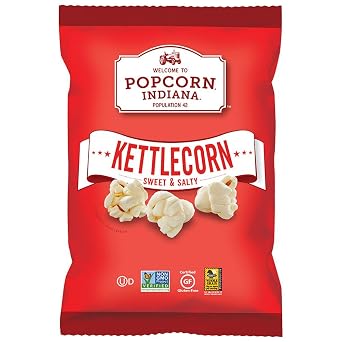 Popcorn Indiana Gourmet Original Popcorn Kettlecorn Popped 48/1 oz Bags
