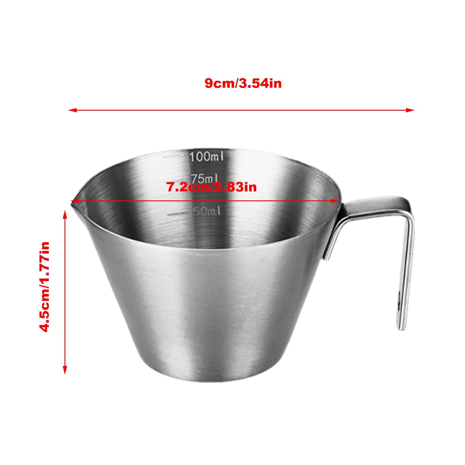 ステンレス製 計量カップ メジャーカップ 2個セット Amazon | Generic ステンレススチール計量カップ、メジャーカップ