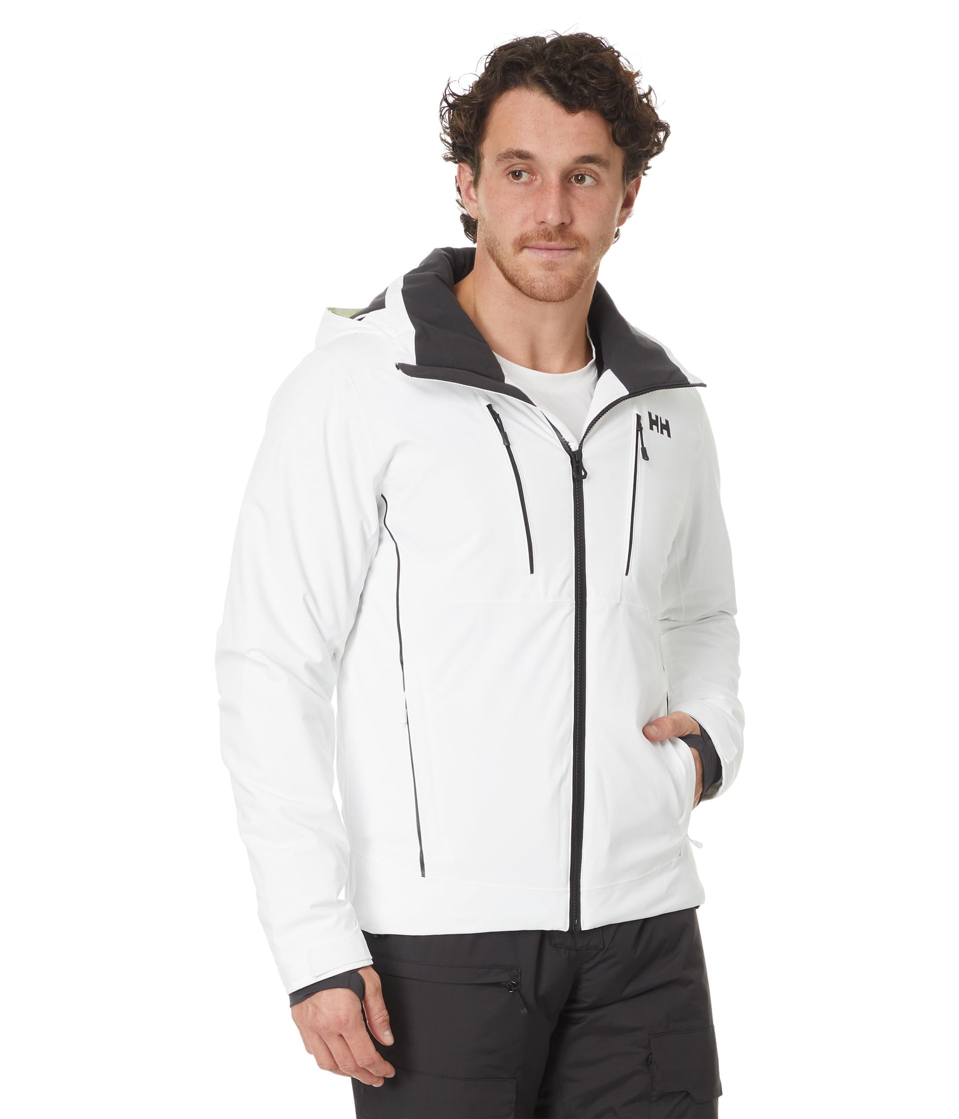 Helly Hansen mens Alpha 4.0 Jacket, White, XL