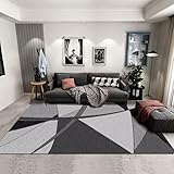 Kunsen Tapis De Bain Salon Minimaliste Moderne antidérapant et résistant aux Taches, Classique à Poils Courts, Lavable Grand Tapis Pas Cher Multicolore Tapis Soldes Mou tendre50x80CM