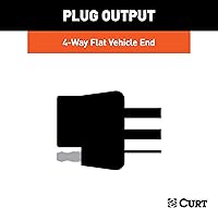 Vista 5 de CURT 56438 Arnés de cableado de remolque personalizado de 4 pines para el lado del vehículo, se adapta a Toyota Tundra seleccionada, color negro