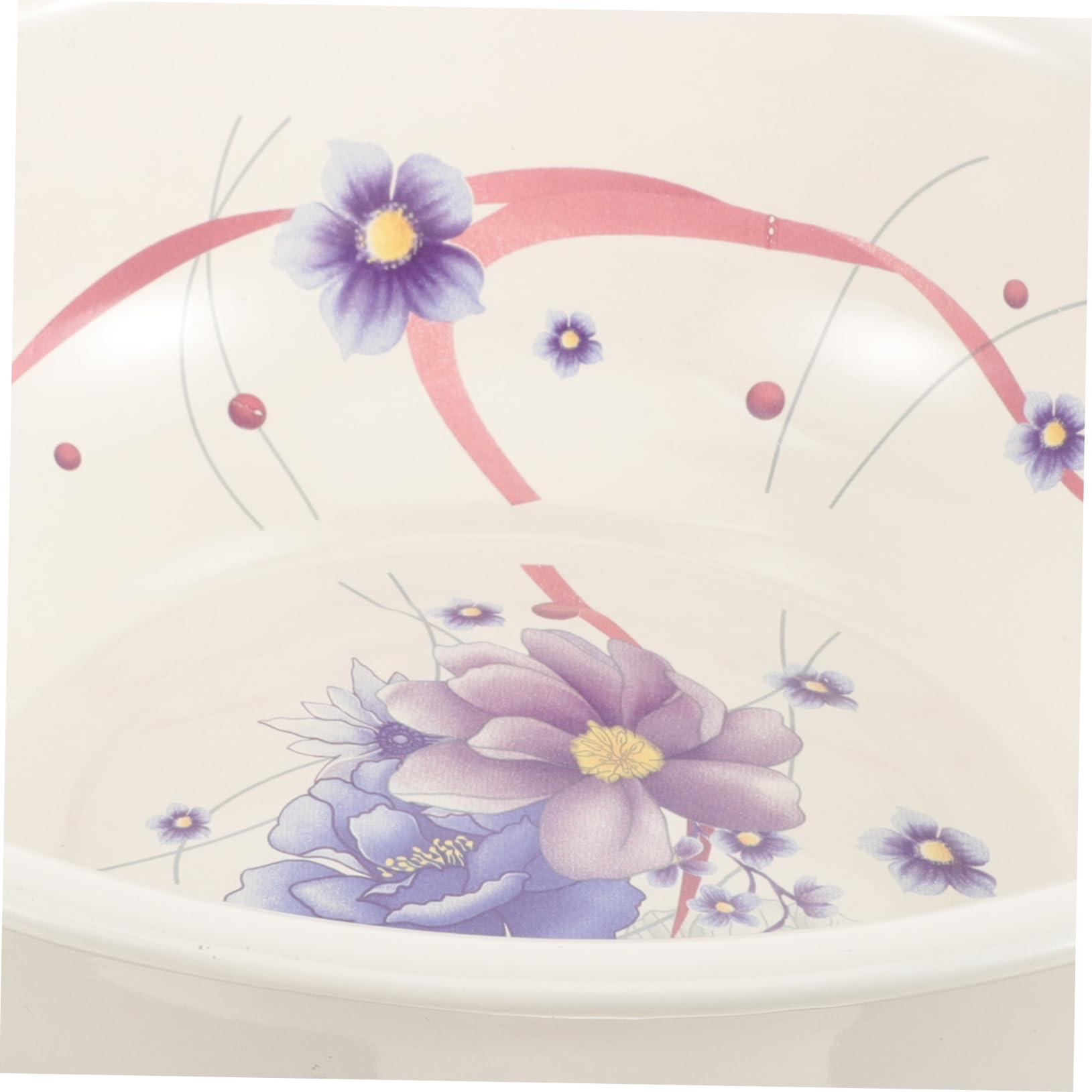 Cuenco de Esmalte Vintage Engrosado 30cm, Lavabo Profundo