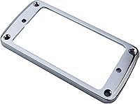 Vista 2 de Guyker Anillo de montaje para pastillas Humbucker de metal plano, juego de anillos de montaje - pieza de repuesto para marco de pastillas de puente