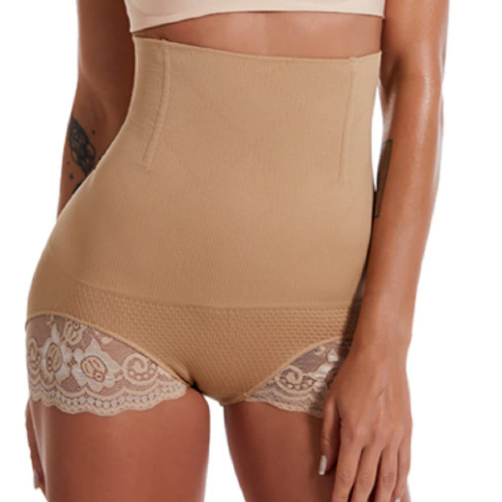 Mutandine a Vita Alta da Donna, Modellanti per la Pancia, Modellanti Invisibili per Il Sollevamento dei Glutei (Nero XL)