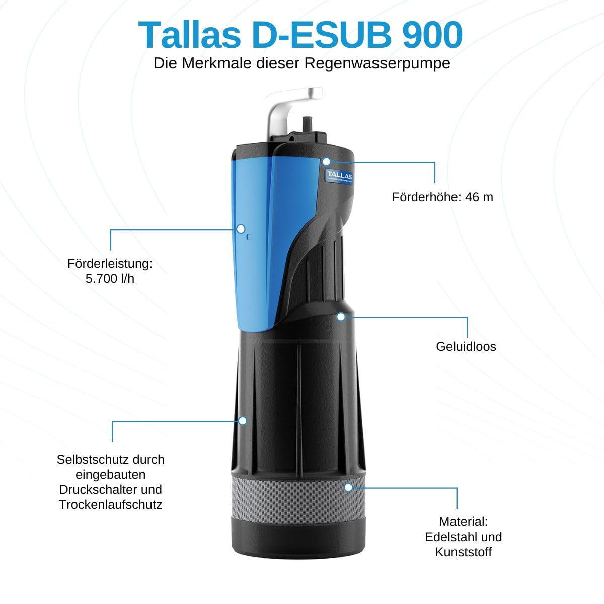 Bomba pozo Tallas D-ESUB 900
