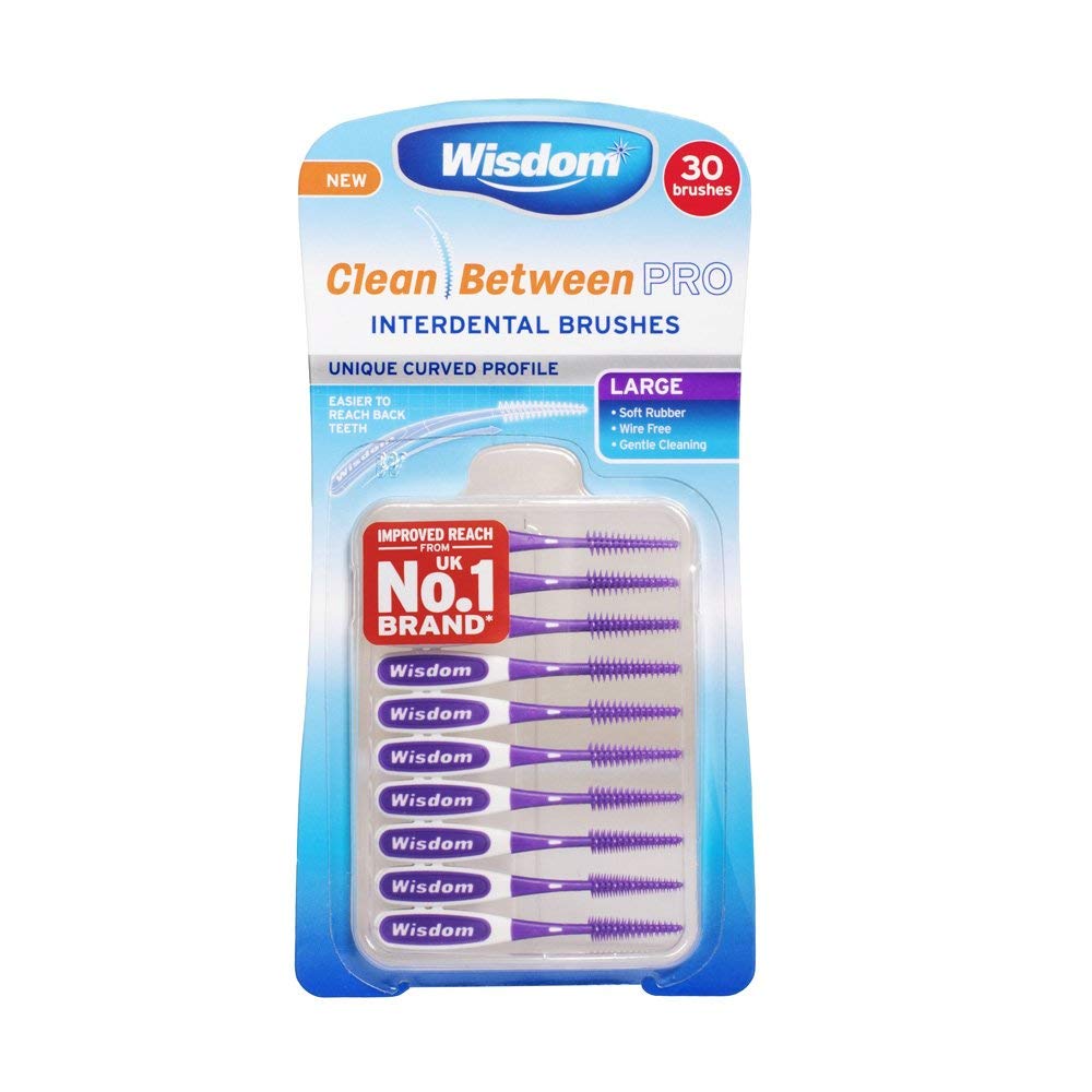 Wisdom Clean Between Pro Interdental Brushes Large Health