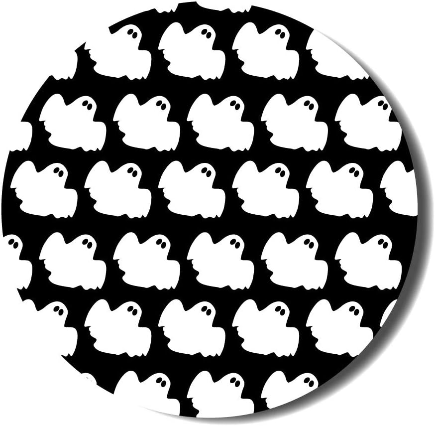 VictoryStore Halloween Coasters - Halloween Coaster Set Includes 4 Coaster Designs (24, Here for The BOOs)