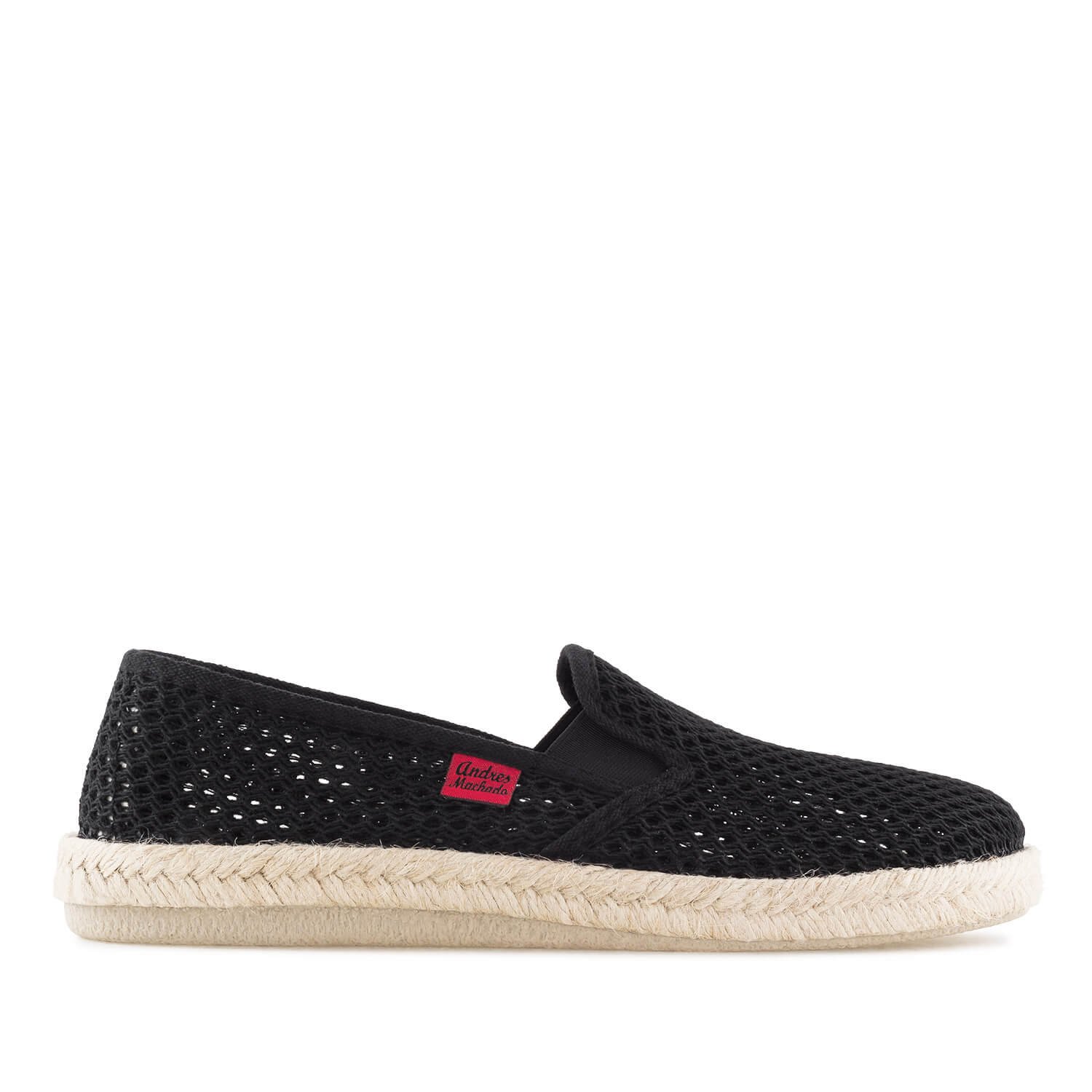Andrés Machado - Unisex Slipper für Damen und Herren – AM500 – Espadrilles für den Sommer – Hausschuhe Leinenschuhe – Sommerlatschen mit Rutschfester Gummisohle mit Jute – EU 42 bis 50