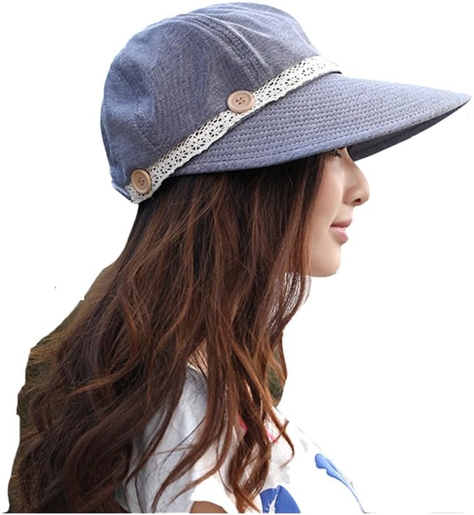 Km Korean Version Uv Protection Hat Beach Hat Large Brimmed Sun Cap