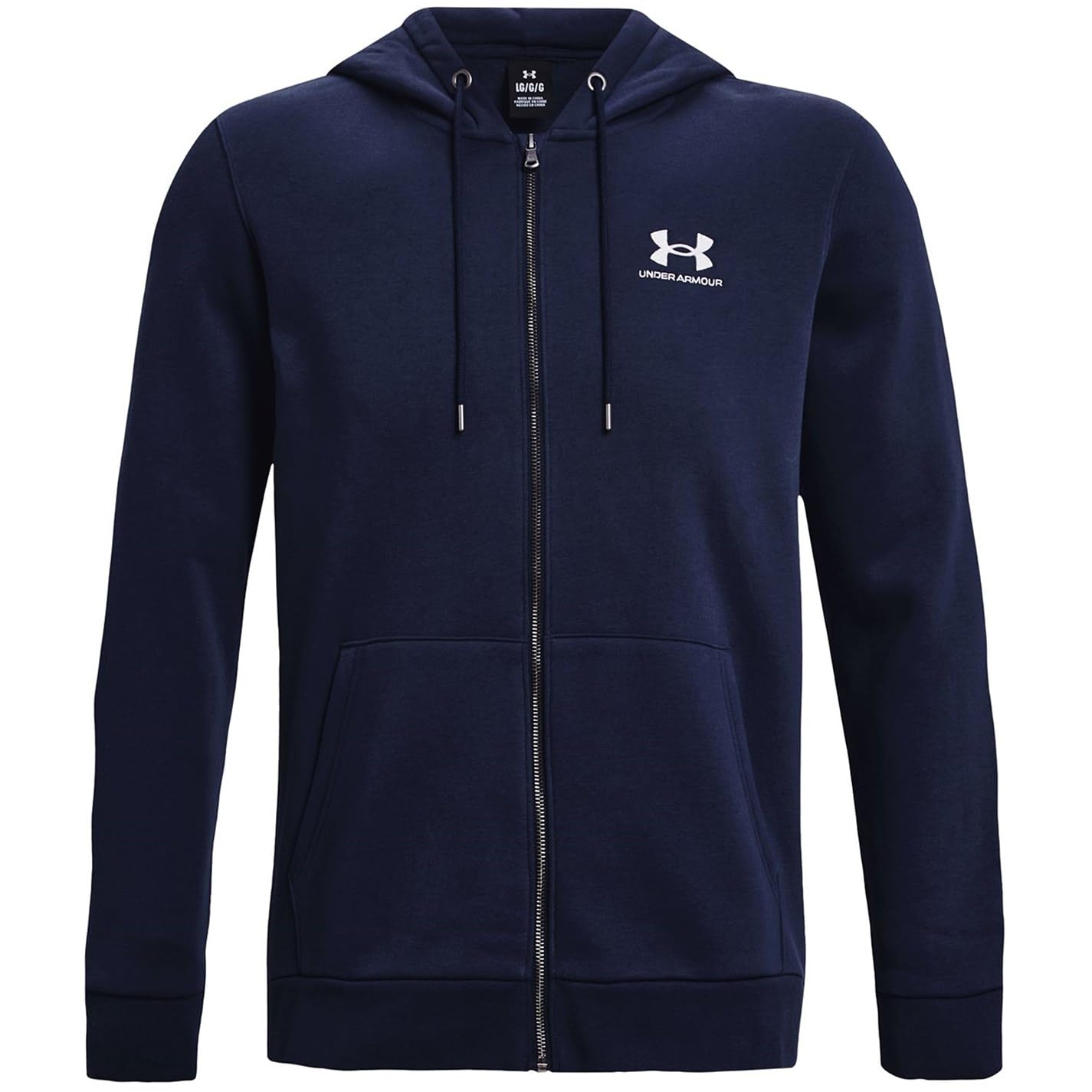 Under Armour Men's Mdn Ua Essential Fleece Tops Full-Zip Hoodie, 1373881-410, Xl