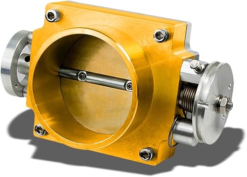 Cuerpo del acelerador de aluminio fundido de alto flujo de oro de 3.150 in para uso universal