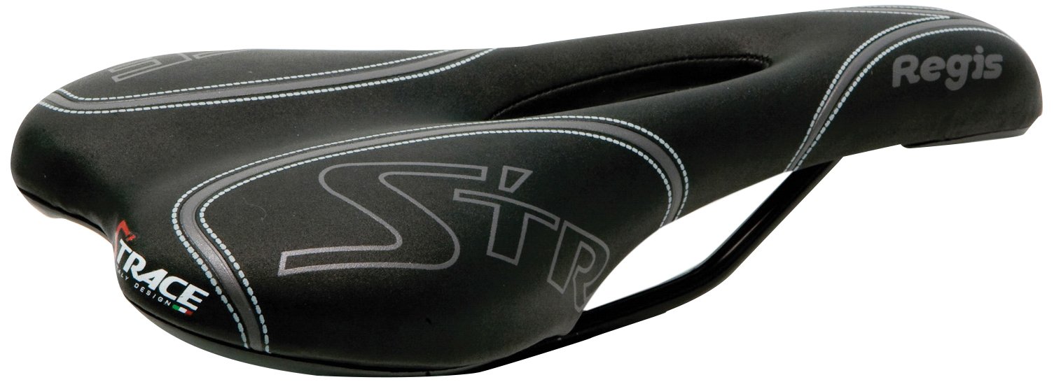 strace mtb sattel S-TRACE cicli BONIN-Unisex Regis Sattel, schwarz/grau, Einheitsgröße Sport & Freizeit Couleur:BOIS NOYER Alu-Pedalset schwarz/silber 3-teilig Mit Filter_Model: Explorer_2011-2024