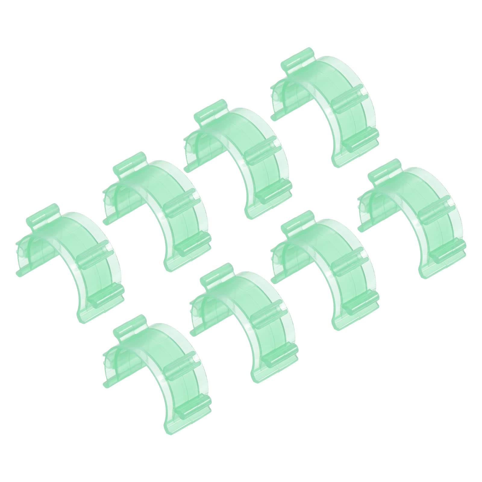 PATIKIL Sewing Bobbin Small Clips, 50 Pack Plastic Thread Clamps Spools Organizers for Craft DIY Embroidery, Green