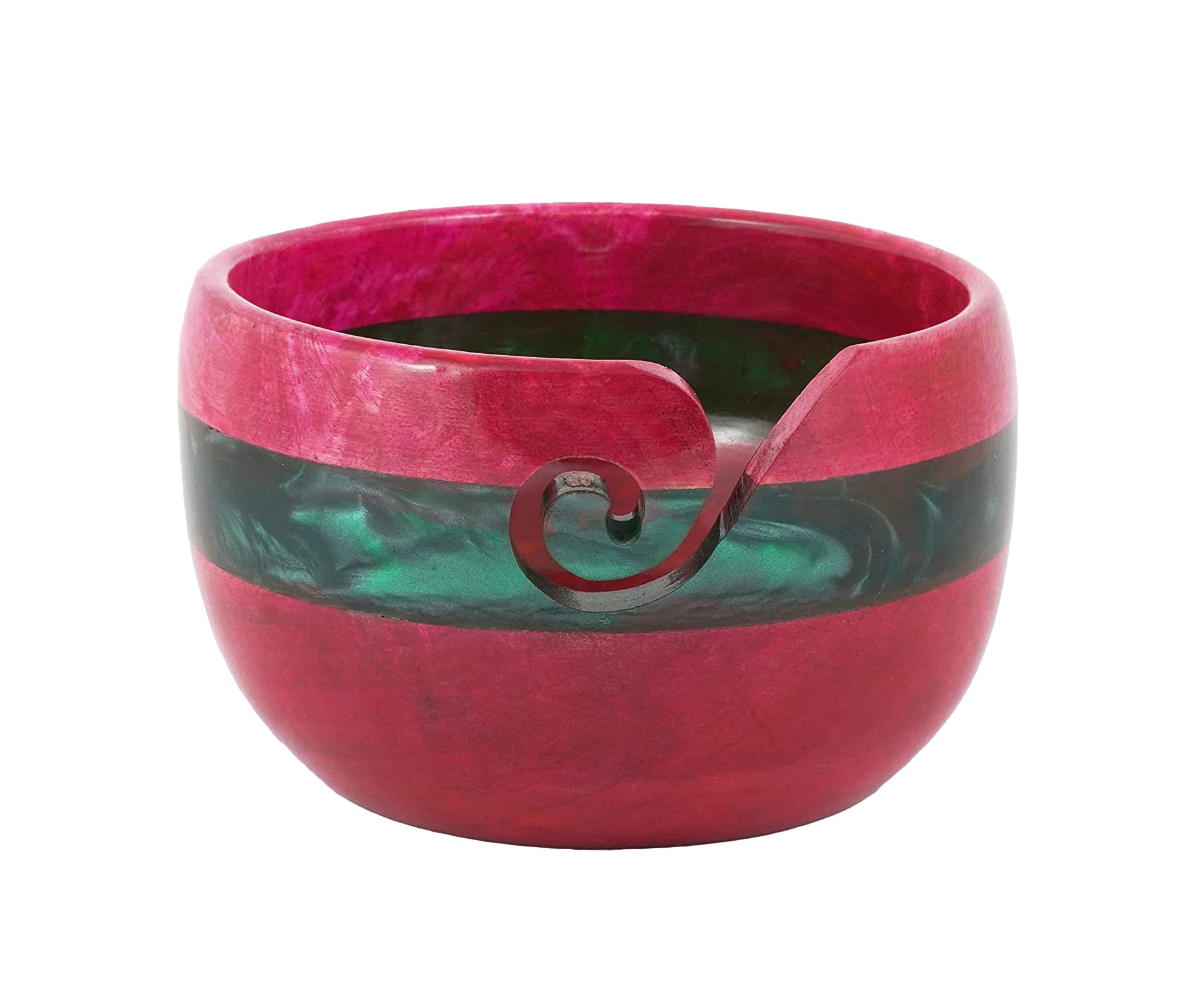 Bol de fil en bois de tricot A.F. Luxury Handicraft, cadeau idéal aînés