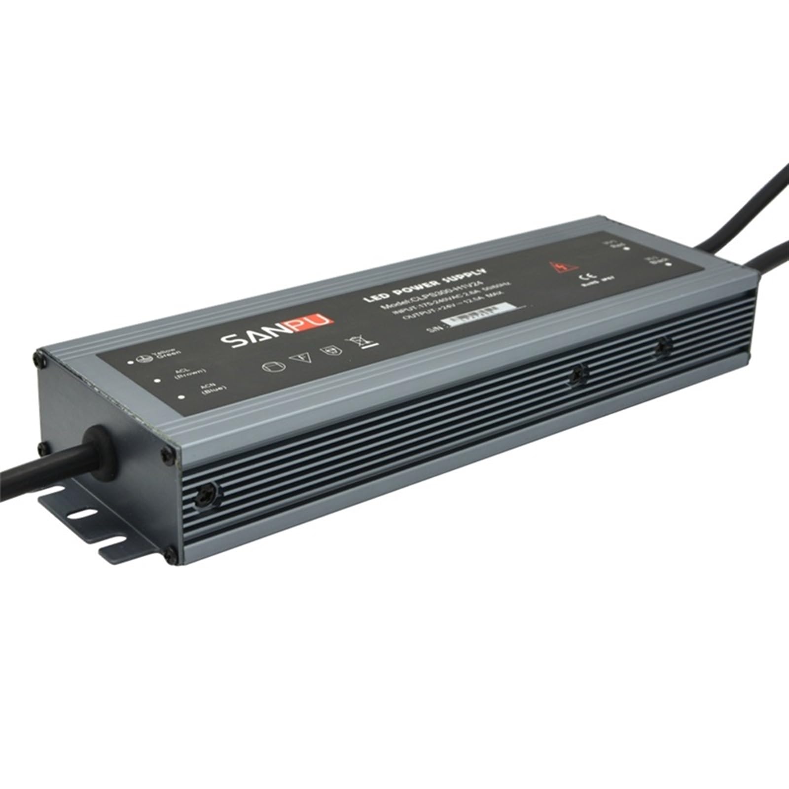 Transformateur 24V étanche 300W conçu pour la longévité des installations LED