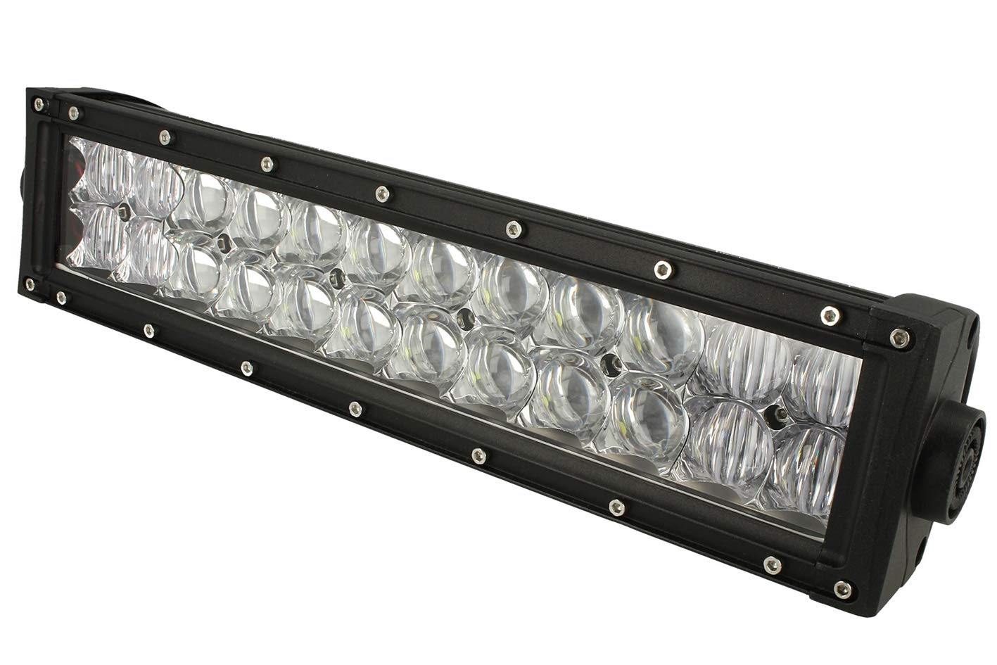 A2ZWORLD Reflektor roboczy Led Off-Road, Led Work Light, 12V 24V IP67 6000K, Dodatkowe Reflektorów SUV Ciężarówka Wózki widłowe Łodzie (Bar Led 341X79mm 24X3W 7200LM Combo)