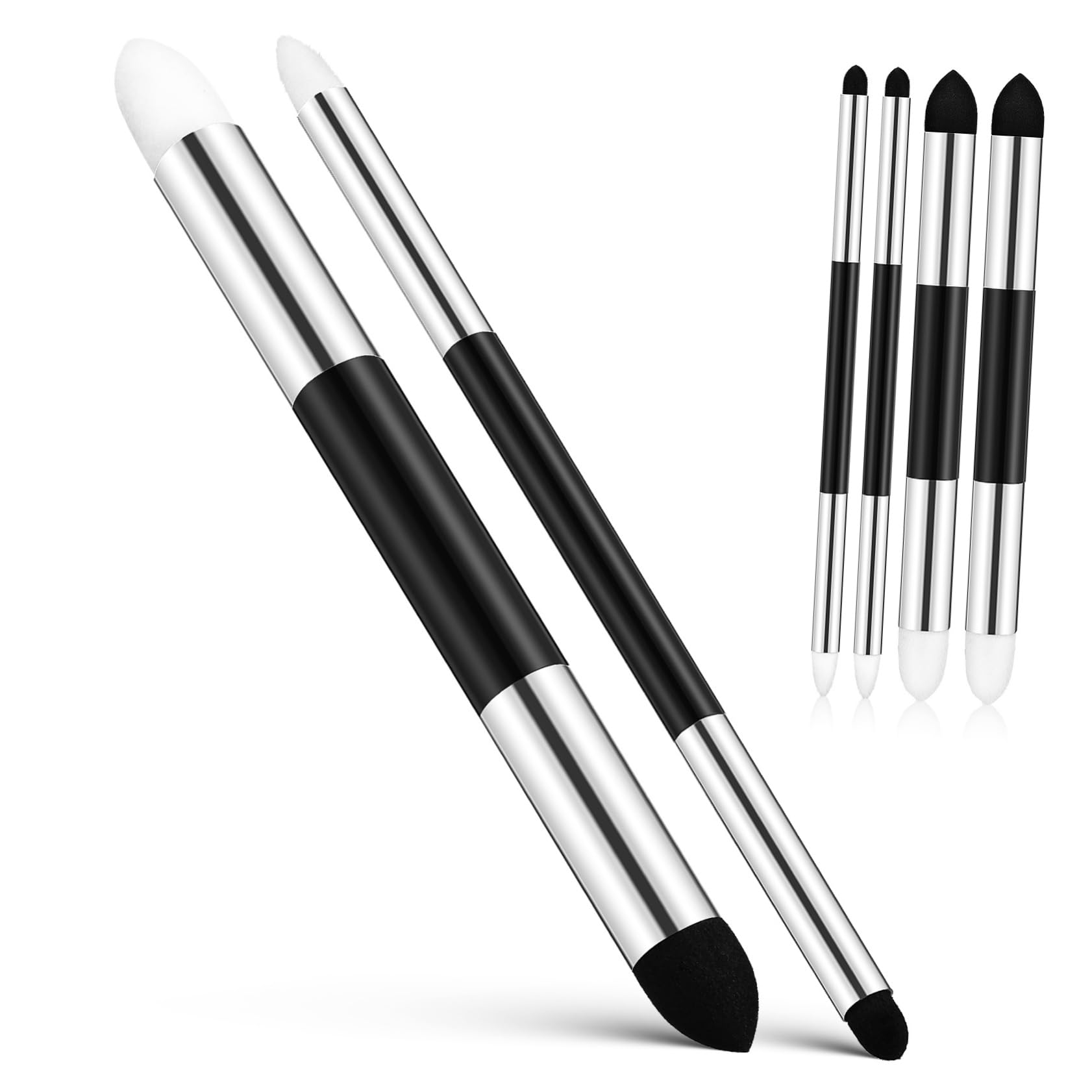 24pezzi Blending Sponge Pen Per Disegno Pennelli Per Sfocatura e Strumenti Per Artisti Classe Confortevoli e Versatili Per Creazioni Artistiche