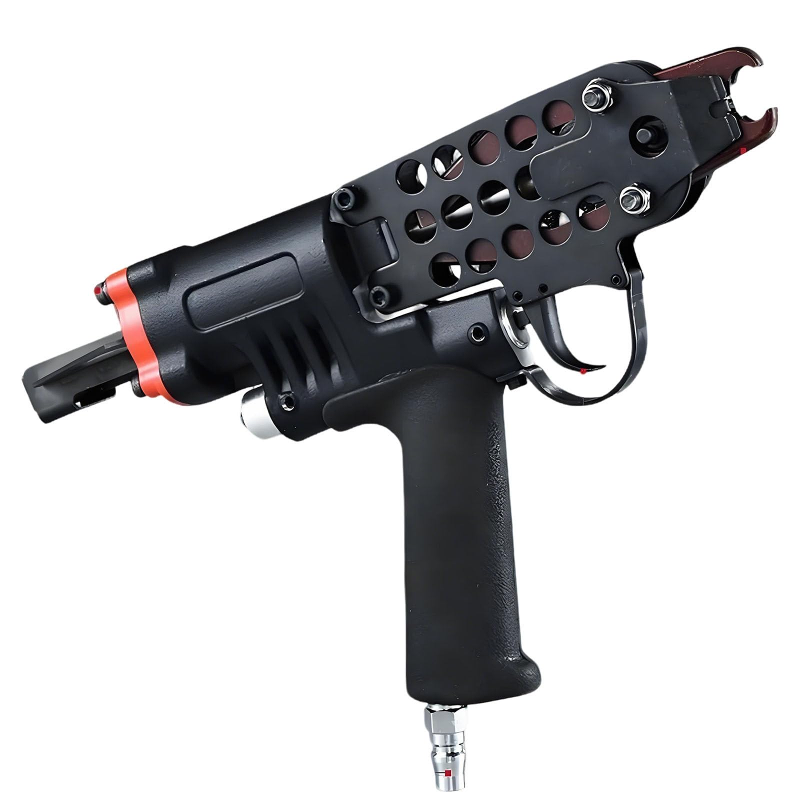 Ymnogjie Pneumatic C‑ Nailer Tool Air Nailing Guns,C‑type Chicken Coop Plier Birdcage Making Tool for Professional and DIY Projects SC760