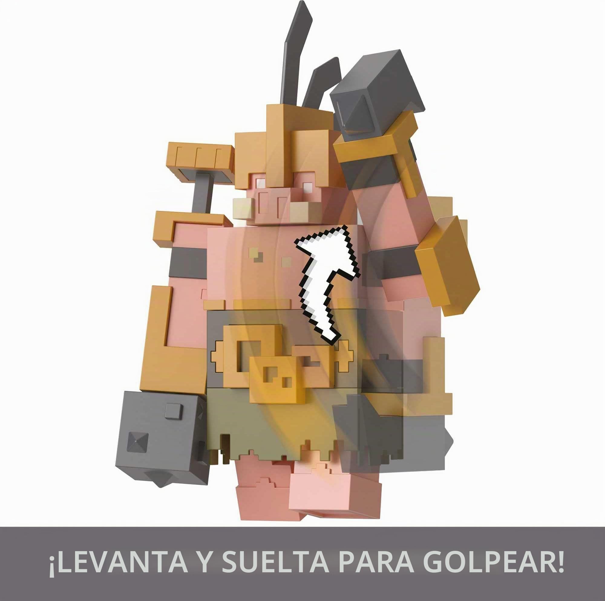 Mattel Minecraft Legends Super Jefe Figura de acción grande, juguete +6 años (GYR77)