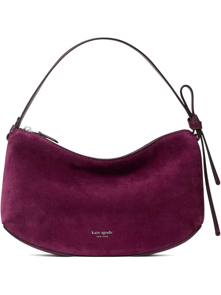 Purple Kate Spade New York Loop Suede Shoulder Bag