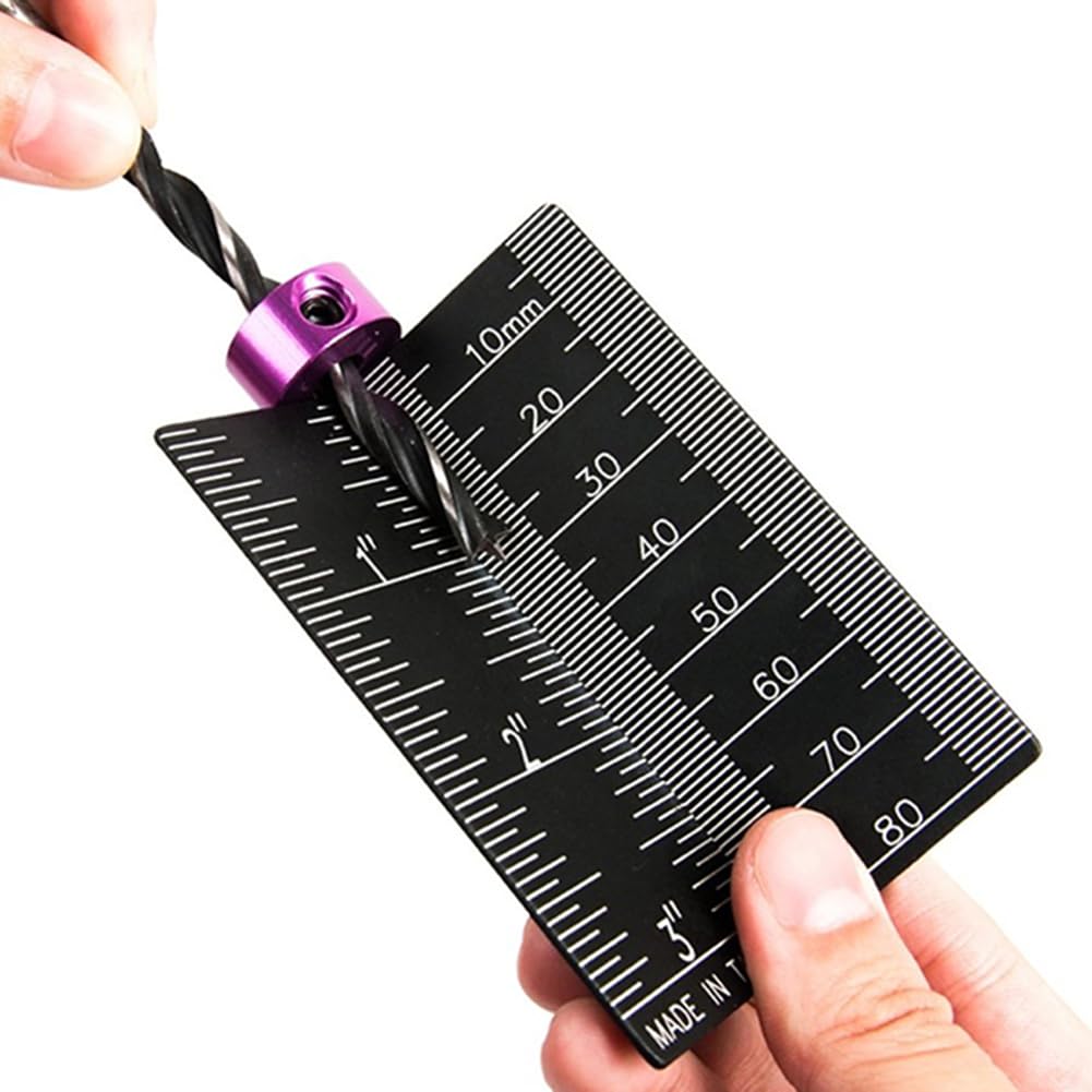 staxtools 1928383 Drill Stop Measuring Gauge in Inches/Millimeters