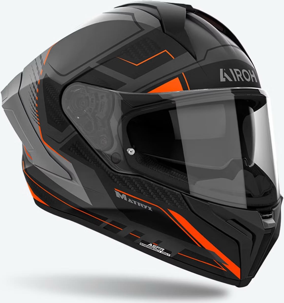 AIROH MATRYX ROCKET ORANGE MATT S