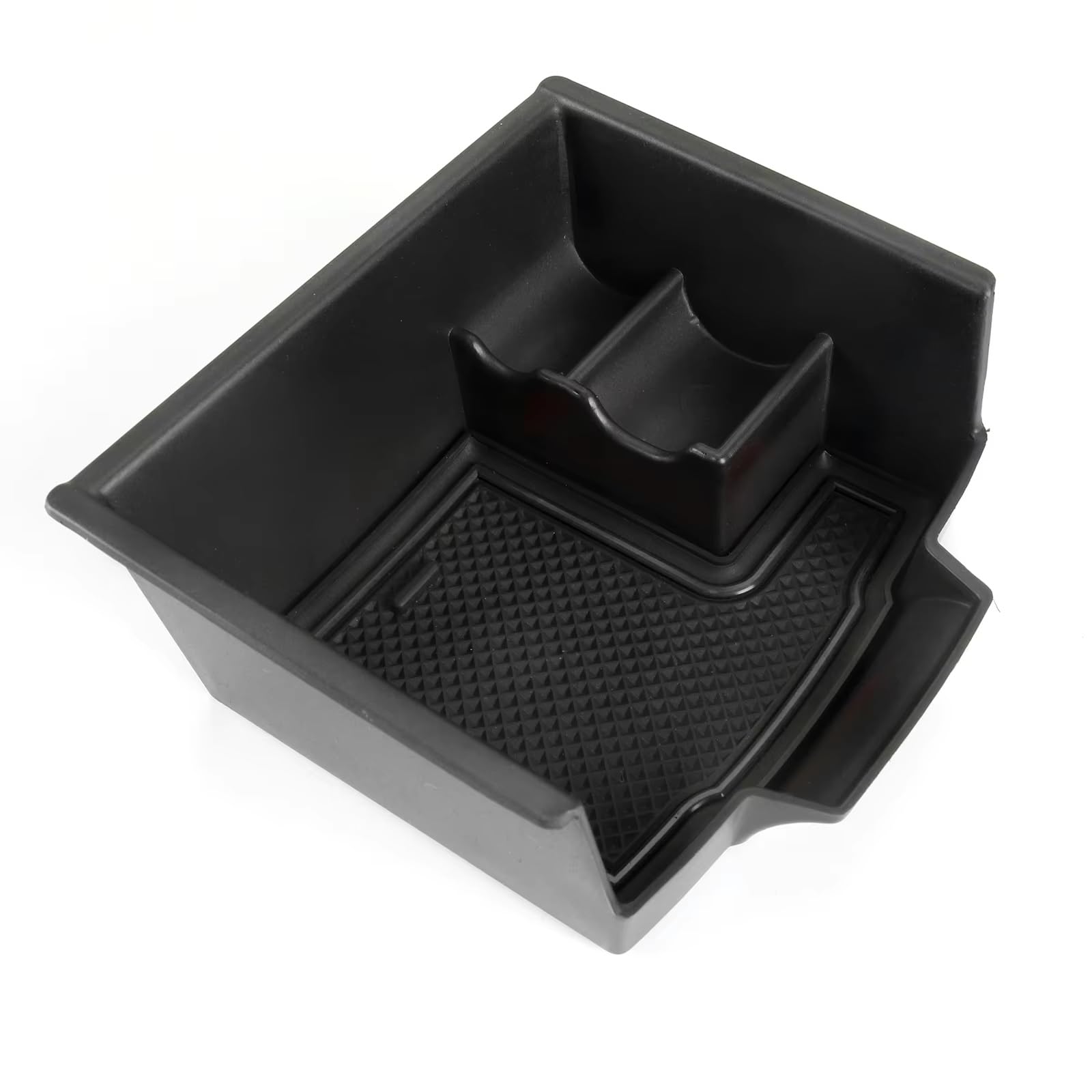 PSRRGZTM Stowing Tidying Compatible With Captur 2 2020 2021 2022 2023 2024 2025 Car Storage Box Central Control Container Auto Interior Accessories(Black)