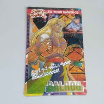 超希少 美品 全2種 バルログ ストリートファイター シール カード ロッテ 春麗 バルログ No.6 シール ストリートファイター カード
