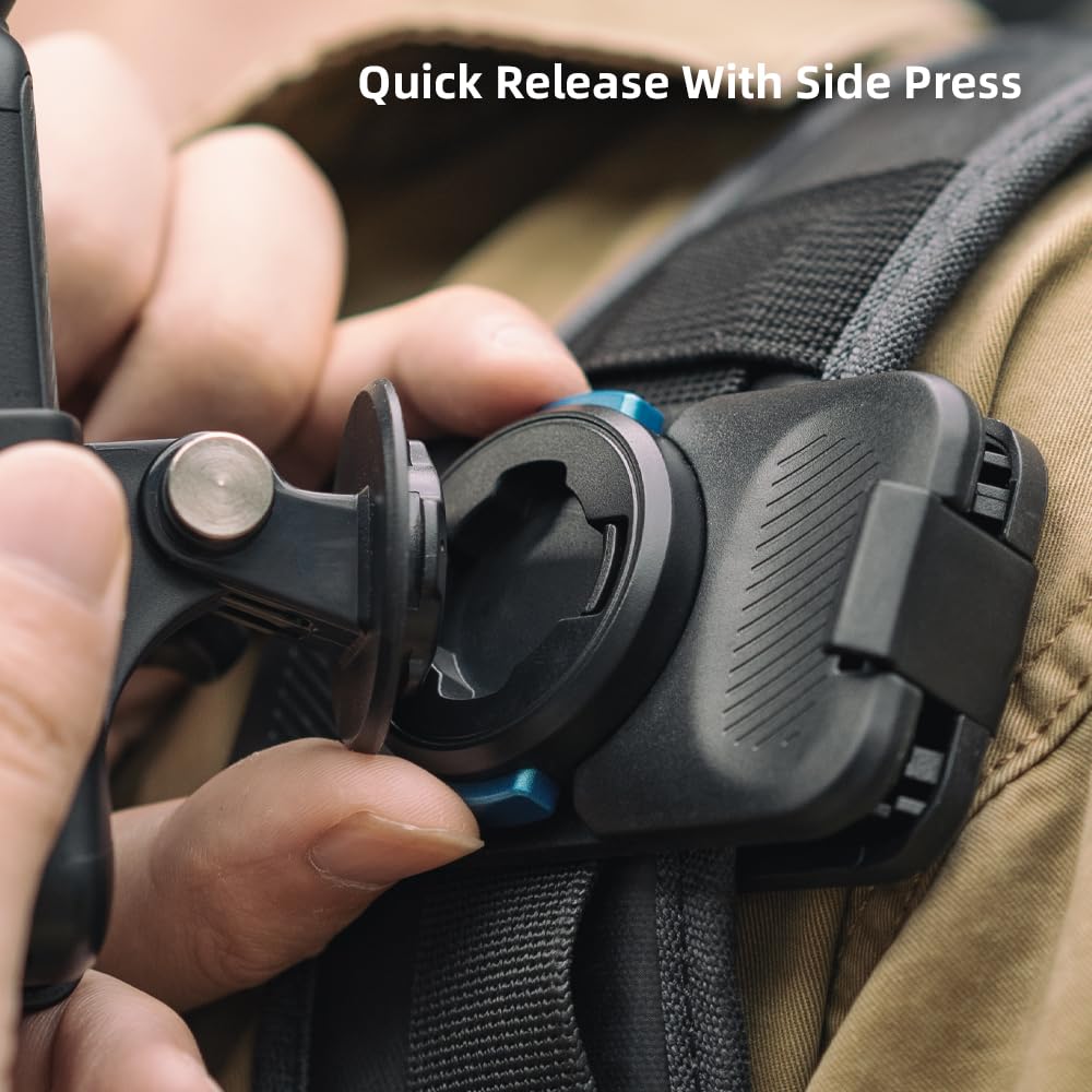 Support Magnétique Pour DJI Osmo Pocket 3 - Base à Dégagement Rapide, Réglable, Aimants Puissants
