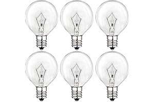 6 Pack Scency Heating Bulbs, 25 Watt Light Bulbs for Full Size Scentsy Warmer