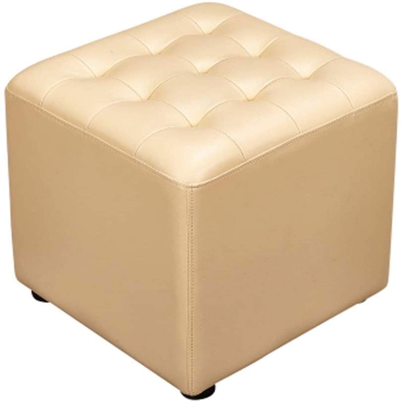 Petit repose-pieds en cuir PU pour créer un coin lecture cosy dans la chambre