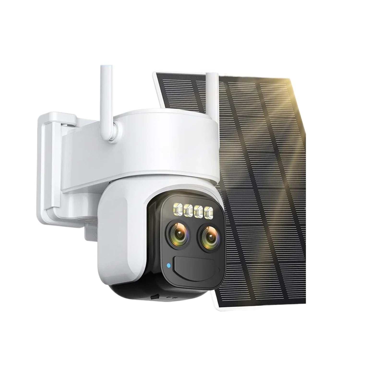 Oshpmbdlyfj 8Mp No Sd Card 10Mp 5K Wifi Security Camera Solar Outdoor 10X Digital Zoom Wireless Surveillance Camera Auto Tracking Pir Human Detection(8Mp No Sd Card)