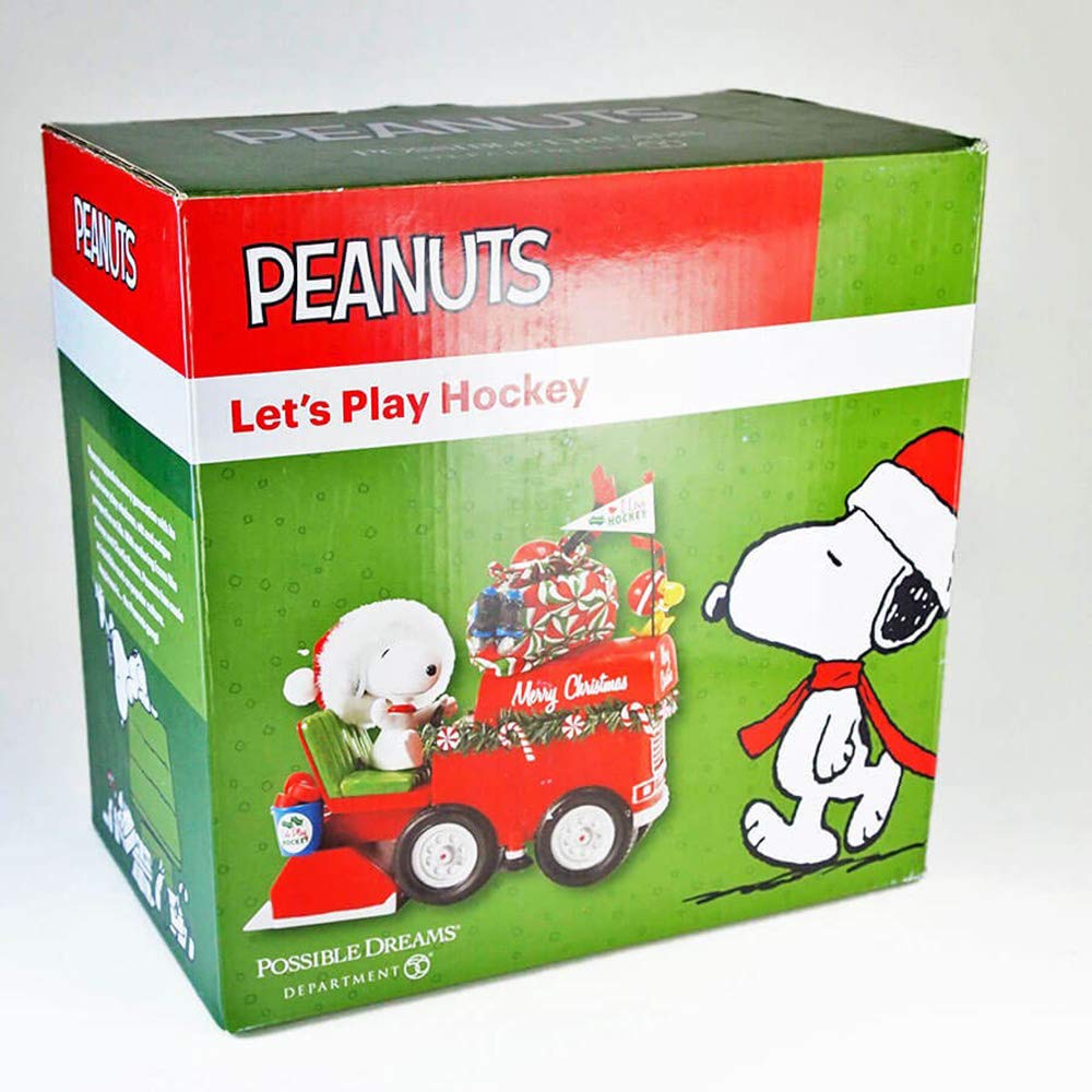 Amazon.co.jp: Department56 スヌーピー レッツ プレイ ホッケー