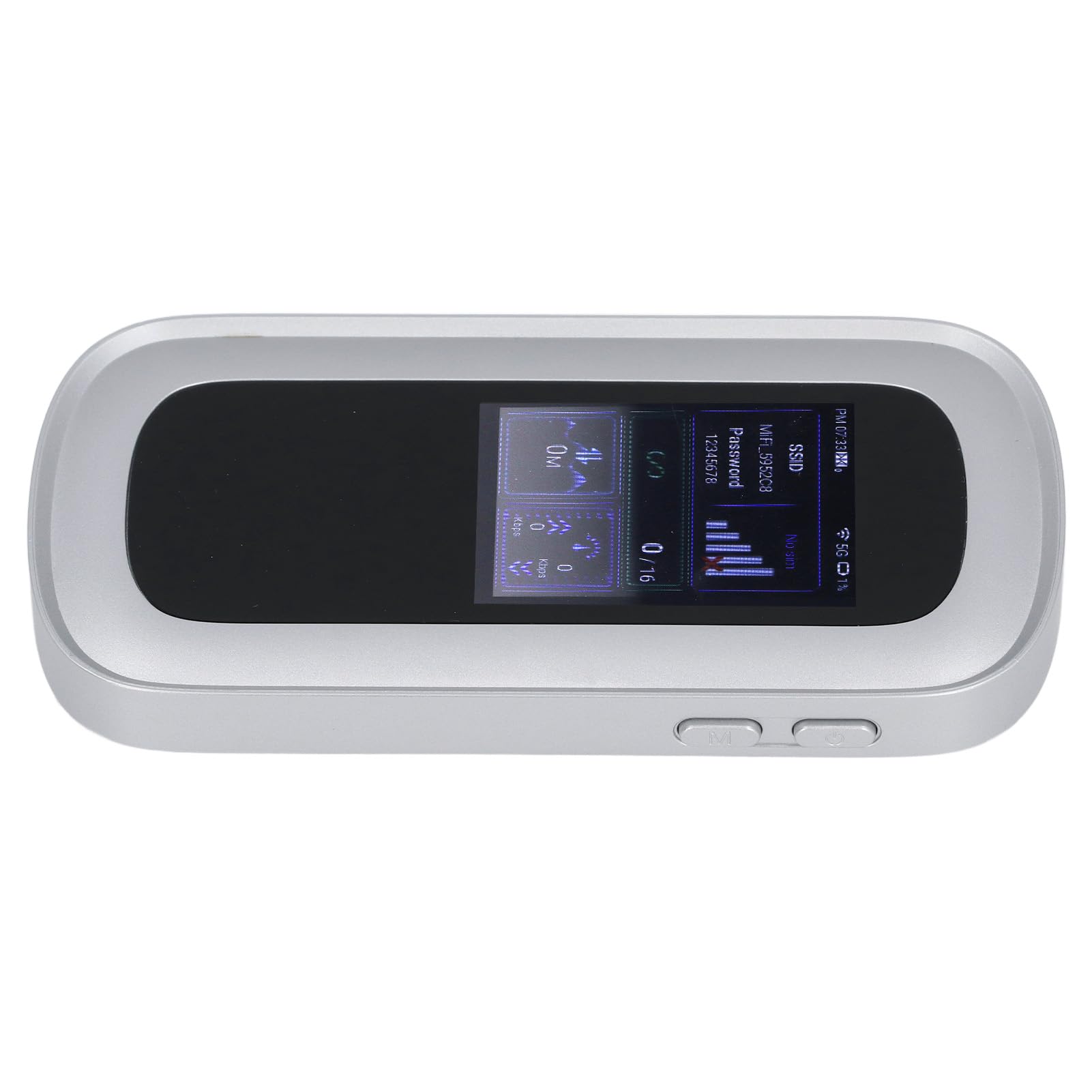 Router Access Point WiFi portatile, punto di accesso WiFi mobile 5G, impermeabile IP54, bassa latenza, alta velocità, 4000 mAh, ricarica USB C, schermo LCD da 2,4 pollici per