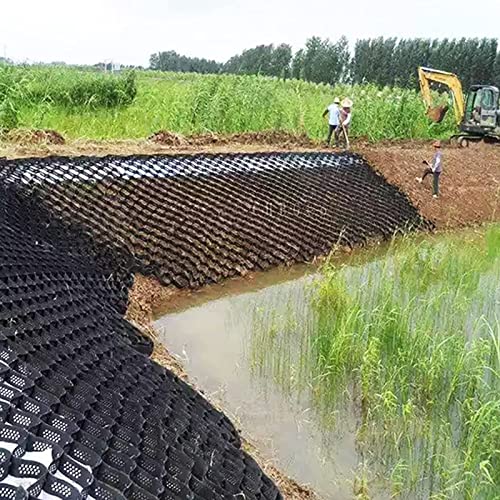 Géogrille de stabilisation de sol en pente et talus 3x8m