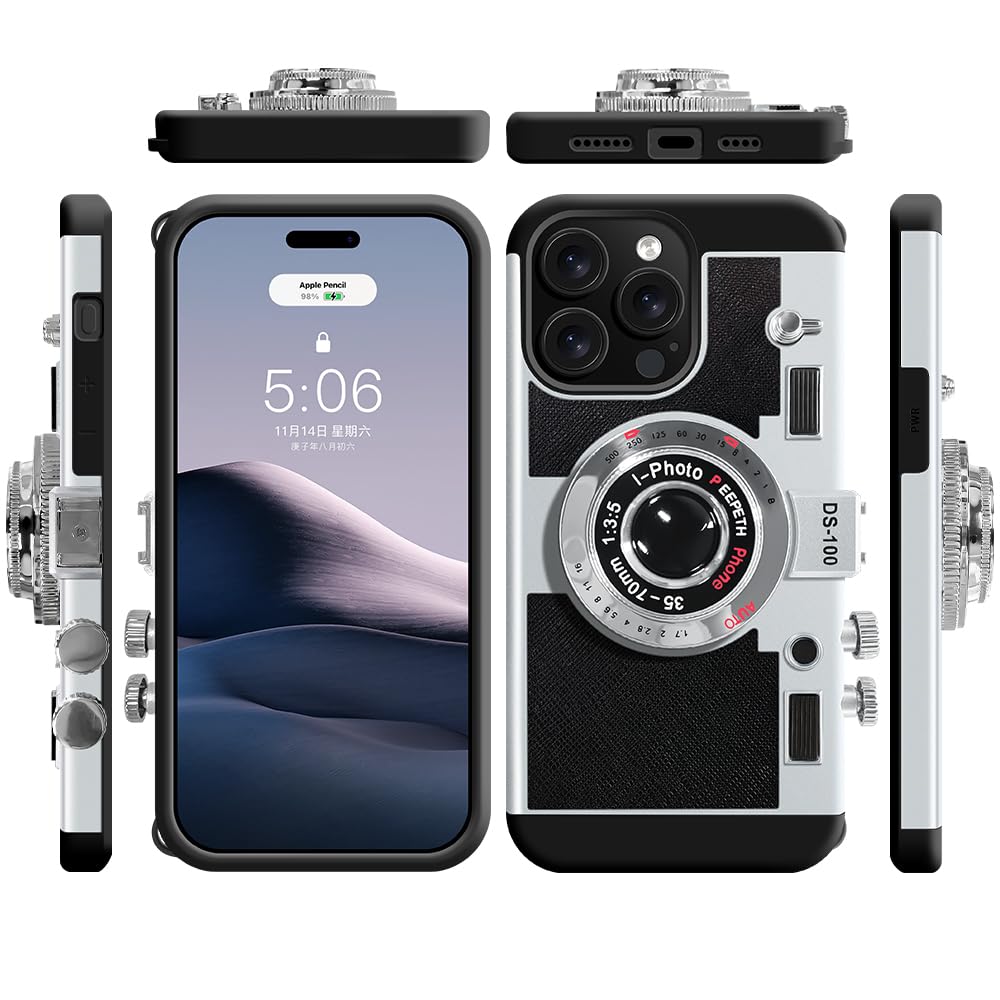 Emily In Paris IPhone 12 Pro Case. Vintage Camera IPhone Case - View #2