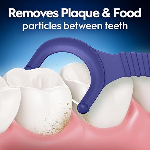 Miniatura 2 de Oral-B - Palillos con hilo dental Glide de menta con sabor a aceite de menta ártica, 75 unidades, paquete de 3